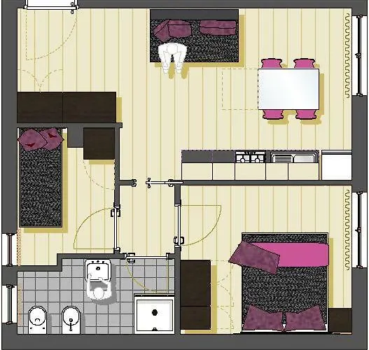 Kimberly House 公寓 *